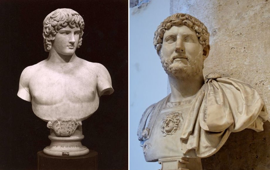 Tegelikud Antinous ja Hadrianus