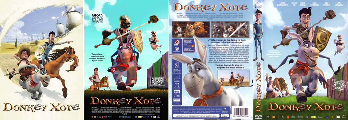 Donkey Xote - plakatid ja DVD