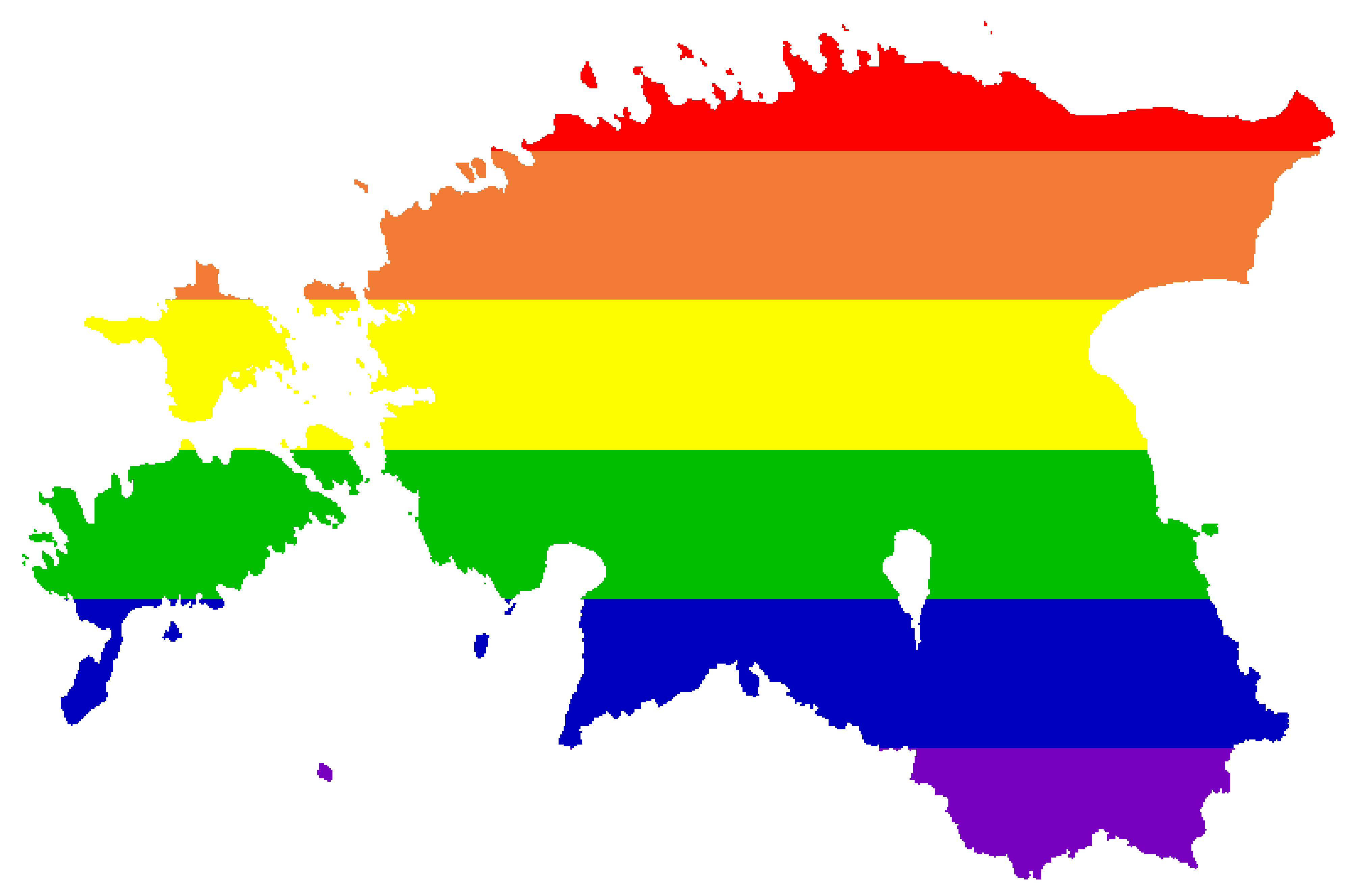 gay - gei - Eesti - Estonia - vikerkaarelipp - rainbow flag - map - kaart